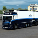 Scania R650 "van Herk" Combo Skin (Scania Eugene)