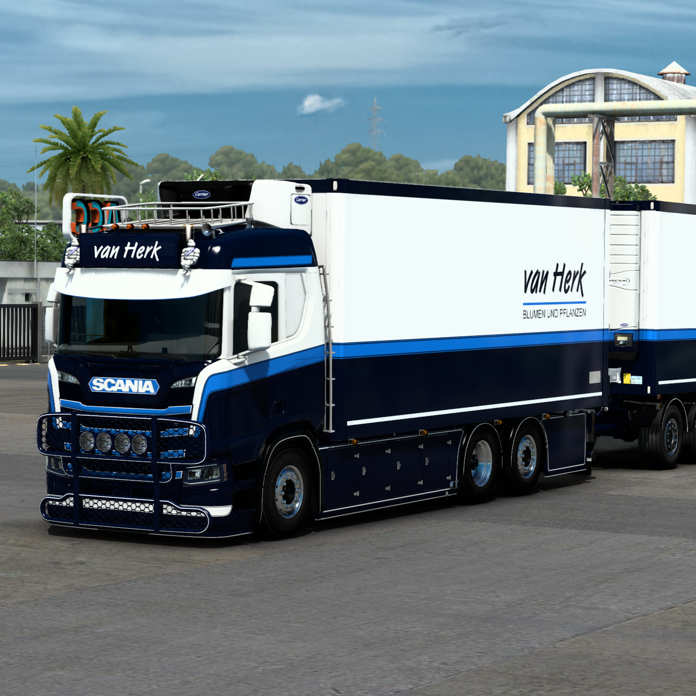 vanherk650 Scania R650 "van Herk" Combo Skin (Scania Eugene) - Image 1