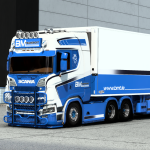 Scania 770S BM Transport Combo Skin (Scania S SCS & Eugene)