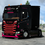 Scania 580S "EMT Transport" Combo Skin (Scania S)
