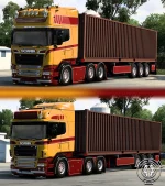Scania R M. Vreugdenhil Topline & Highline Combo Skins (Scania RJL) - Image 8