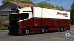 Scania S Sarantos Red & White Combo Skin (Scania S SCS & Eugene) - Image 2