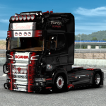 Scania R Sarantos HurricaneR Old Style Combo Skin (RJL)