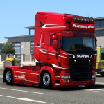 Scania RKasapis Scania Red Passion Skin (RJL)