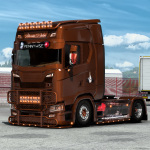 Scania S Martin Pakos "Pennywise" Skin (Scania S SCS & Eugene)